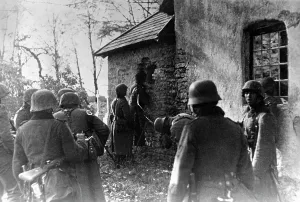 Grunt: German troops on the island of Hiiumaa, 1941