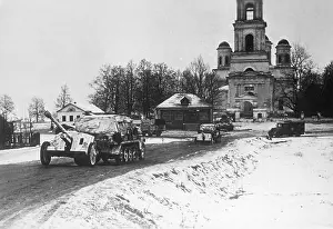Klin: German troops in Klin, 1941