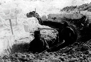 Shortening: German troops making new positions on the Eastern Front