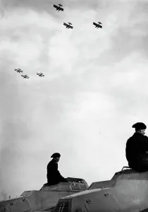 Klaipeda: German troops marching in Memel (Klaipeda), 1939