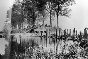 Dwina: German troops near the Daugava River, 1915