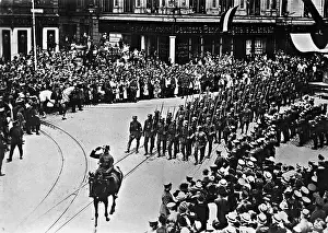 Decided: German troops pulling in to Allenstein