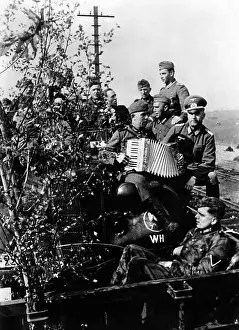 Accordion: German troops at the ready before attack on the Soviet Union