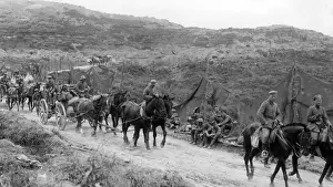 Amiens: German troops on the retreat, 1918