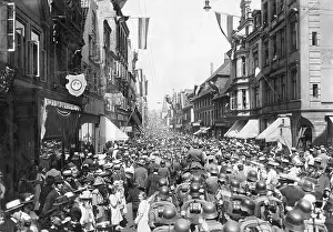 Mandate: German troops move into Schleswig, 1920
