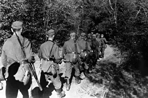 Elle: German troops at the source of the Volga, 1941