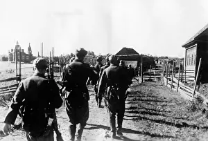 Elle: German troops at the source of the Volga, 1941
