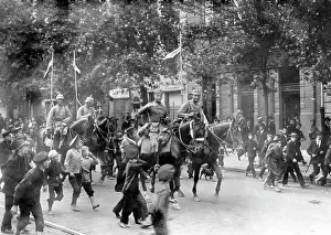 Marchs: German troops taking Warsaw, 1915