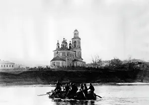 Raft: German troops on the Volga, 1941