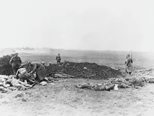 Burying: German troops WWI