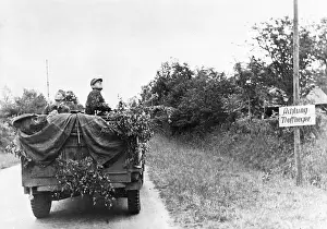 Warns: German truck on the invasion front, 1944