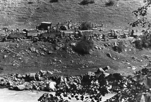 Elbrus: German trucks on the Elbrus, 1942