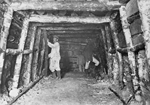 German tunnellers WWI
