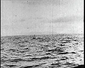 Submerging: German U Boat Submarine Submerging