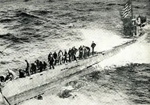 Submarines: German U-boats surrender, end of WW2