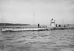 Surfaced: German U3 submarine, 1912