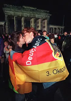 Politik: German unification celebration 1990