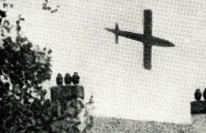 Bombs: German V1 flying bombs over England, WW2