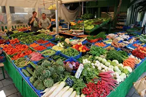 Radish: German vegetable market stall