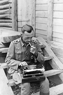 Typing: German War Correspondent at the Eastern Front
