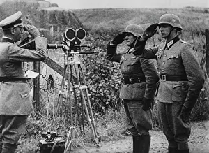 Merit: German war correspondents are being awarded, 1940
