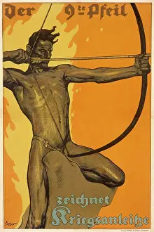 Subscribe: German war loan poster