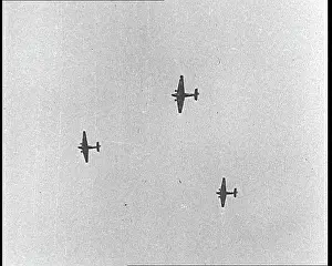 Warplanes: German Warplanes Flying Over Belgium