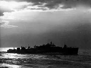 Escort: German warship in northern Norway