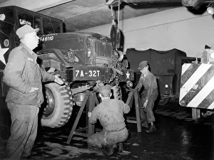 Esslingen: German workers in the US Army