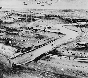 Pillboxes: German World War 2 drawing for defenses against
