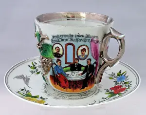 Dedications: German World War One commemorative cup and saucer