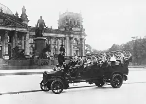 Convalescents: German wounded on tour WWI