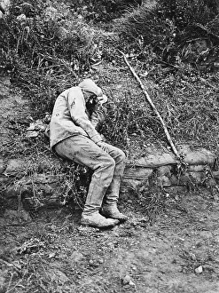 Stretchers: German wounded WWI