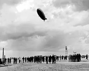 Dirigible: German Zeppelin dirigible Hindenburg (LZ 129)