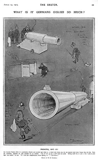 Weep: What is it the Germans dislike so much? H.M. Bateman cartoon