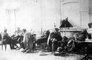 Grodno: German's with light injuries in Grodno, 1915