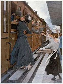 Waved: GERMANS TROOPS LEAVING