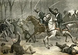 Aggressiveness: Germany (1892). Second Reich. Charge of the cavalry