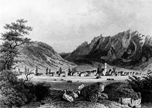 Ammergau: Germany, Bavaria, Oberammergau in the 19