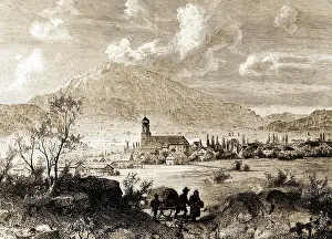 Oberbayern: Germany, Bavaria, Oberammergau in the 19