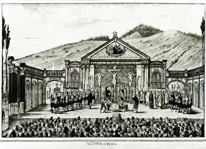 Oberbayern: Germany, Bavaria, passion play from 1860