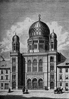 Centrum: Germany, Berlin, New Synagogue, exterior view