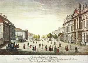 Midtown: Germany, Berlin, Unter den Linden, square with