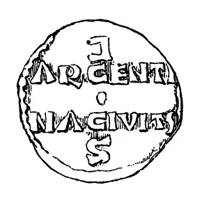 Epigraphs: Germany, coin, reverse, by king Henry the Fowler