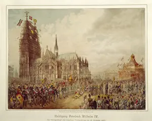 Obeisance: Germany, Cologne, churches, cathedral, completion