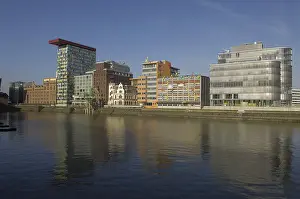 Nordrhein: GERMANY. Dusseldorf. Modern buildings in Media