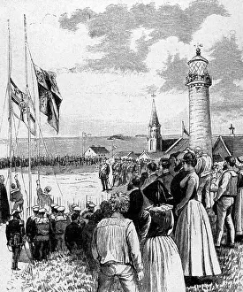 Guidon: Germany, islands, Helgoland, occupation by the