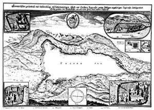 Tegernsee: Germany, landscapes, Tegernsee, historical map