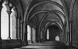 Vestibule: Germany, Maulbronn, monastery, interior view
