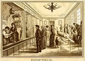 Panopticon: Germany, Munich, Aquarium, interior view, panopticon